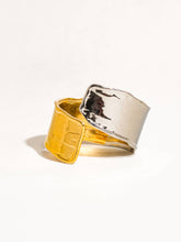 Load image into Gallery viewer, Emmy 18K Gold Non-Tarnish Textured Open Ring