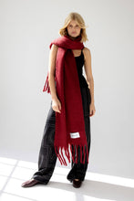 Load image into Gallery viewer, The Reykjavik Scarf - Burgundy Berry