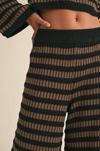 Load image into Gallery viewer, Mocha Patterned Knit Bottom