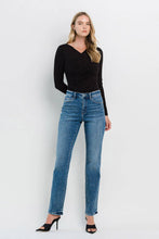 Load image into Gallery viewer, HIGH RISE STRAIGHT JEANS