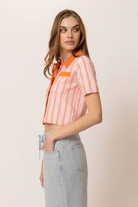 Rheba Striped Top