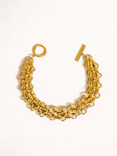 Load image into Gallery viewer, Donni 18K Gold Non-Tarnish Bold Weave Bracelet
