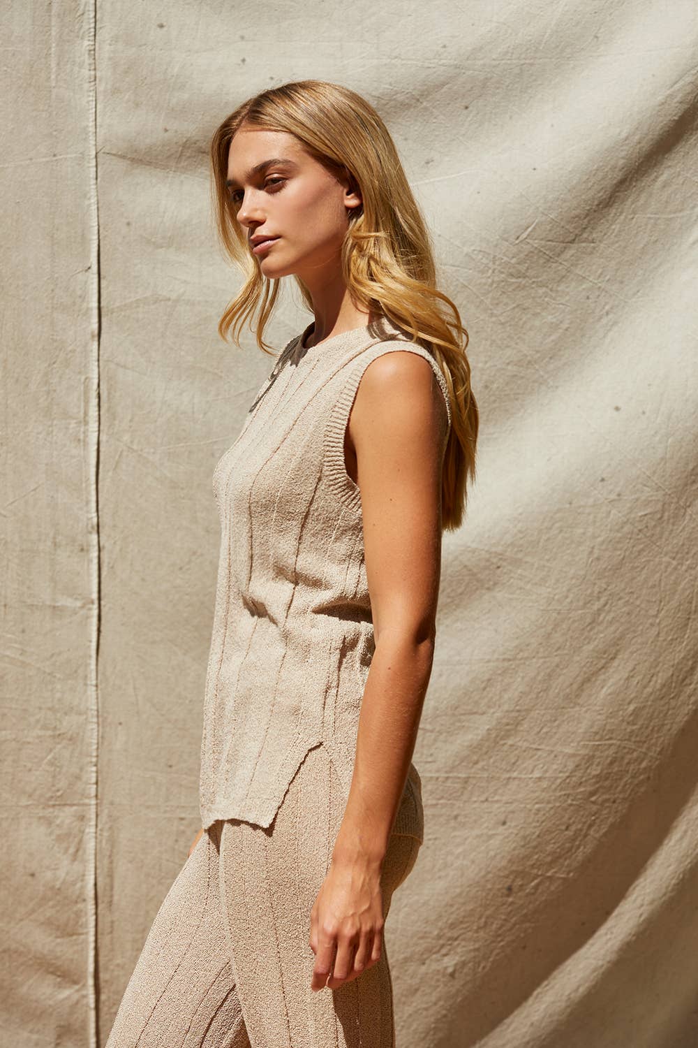 Eli Ribbed Sweater Knit Two Piece Set – NAAZ