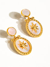 Load image into Gallery viewer, Bialati 18K Gold Vintage Star Shell Earring
