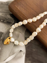 Load image into Gallery viewer, Marseille 18K Gold Non-Tarnish Classic Pearl Necklace