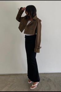 Trench Cropped Jacket