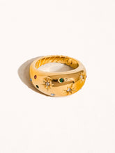 Load image into Gallery viewer, Angela 18K Gold Non-Tarnish Star Dome Ring