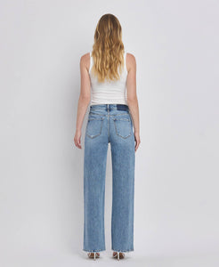 90'S High Rise Wide Jean