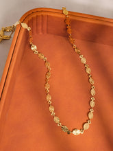 Load image into Gallery viewer, Bise 18K Gold Non-Tarnish Classic Oval Chain Necklace