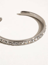 Load image into Gallery viewer, Troy 18K Gold Non-Tarnish Rhinestone Bangle