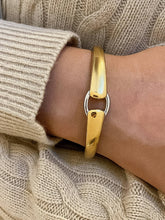 Load image into Gallery viewer, Freddy 18K Non-Tarnish Modern Hoop Bangle