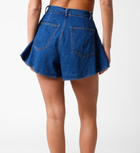 Load image into Gallery viewer, Flared Denim Shorts