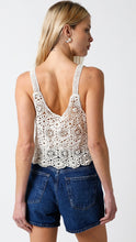 Load image into Gallery viewer, Rosette Crochet Top