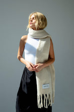 Load image into Gallery viewer, The Reykjavik Scarf -  Rice White - AW23