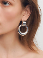 Load image into Gallery viewer, Siya 18K Gold Non-Tarnish Statement Hoop Earring