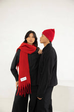 Load image into Gallery viewer, The Stockholm Scarf -Crimson Red