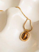 Load image into Gallery viewer, Dax 18K Gold Non-Tarnish Natural Stone Necklace