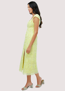 Lemon Drop Midi Dress