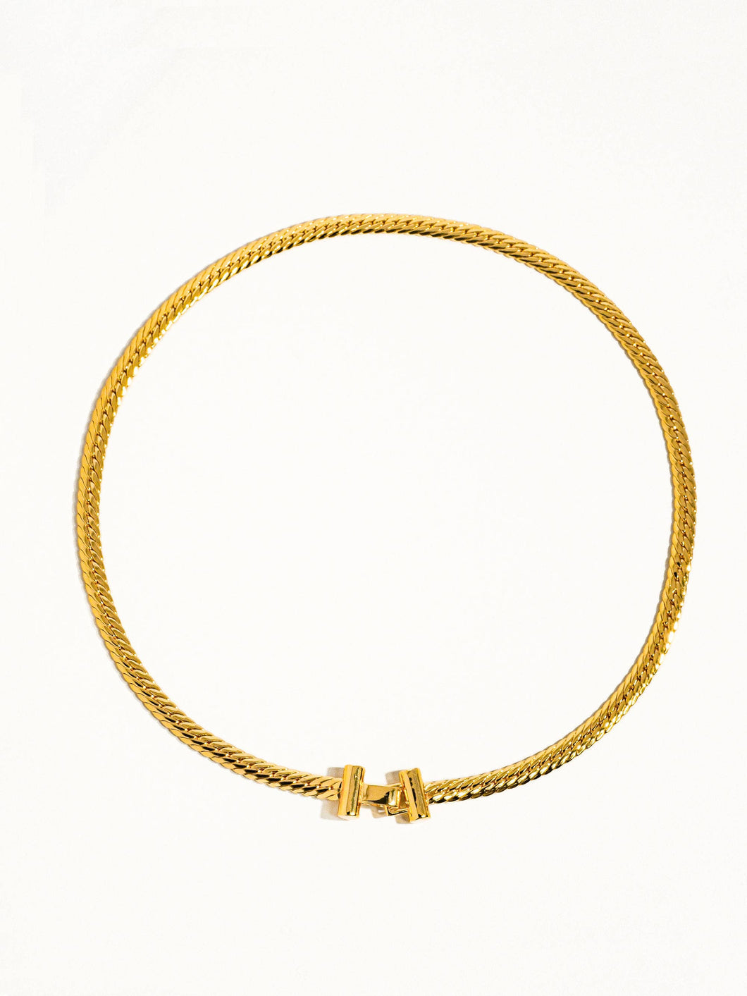 Savannah 18K Gold T Bold Chain Choker