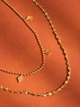 Load image into Gallery viewer, Arômes 18K Gold Non-Tarnish Layered Tassel Necklace