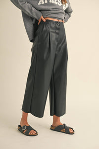 Milani Wide Straight Pant - Black
