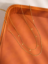 Load image into Gallery viewer, Arômes 18K Gold Non-Tarnish Layered Tassel Necklace