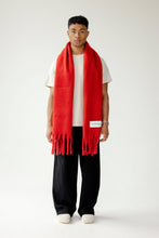 Load image into Gallery viewer, The Stockholm Scarf -Crimson Red