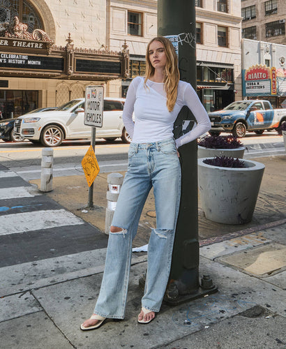 90'S Vintage High Rise Flare Jeans