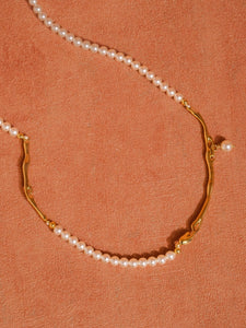 Maylis 18K Gold Classic Pearl Necklace