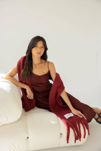 Load image into Gallery viewer, The Reykjavik Scarf - Burgundy Berry
