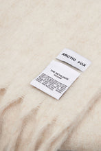 Load image into Gallery viewer, The Reykjavik Scarf with RWS wool- Natural White