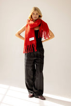 Load image into Gallery viewer, The Stockholm Scarf -Crimson Red