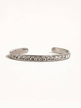 Load image into Gallery viewer, Troy 18K Gold Non-Tarnish Rhinestone Bangle