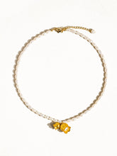 Load image into Gallery viewer, Monroe 18K Matte Gold-Plated Bellflower Pearl Necklace