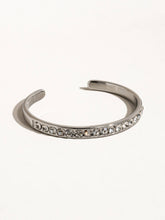 Load image into Gallery viewer, Troy 18K Gold Non-Tarnish Rhinestone Bangle
