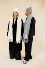 Load image into Gallery viewer, The Reykjavik Scarf with RWS wool- Natural White