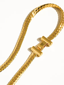 Savannah 18K Gold T Bold Chain Choker