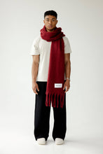 Load image into Gallery viewer, The Reykjavik Scarf - Burgundy Berry