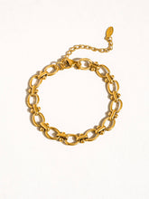 Load image into Gallery viewer, Dawson 18K Gold Non-Tarnish Braided Chain Bracelet