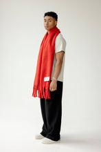 Load image into Gallery viewer, The Stockholm Scarf -Crimson Red