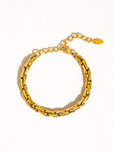 Load image into Gallery viewer, Kolt 18K Gold Non-Tarnish Thin Chain Bracelet