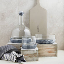 Load image into Gallery viewer, Grey Marble and Glass Bowl