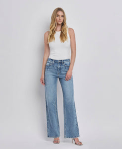 90'S High Rise Wide Jean