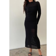 Load image into Gallery viewer, Openwork Knit Dress