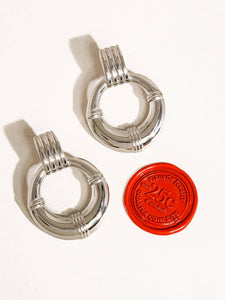Siya 18K Gold Non-Tarnish Statement Hoop Earring