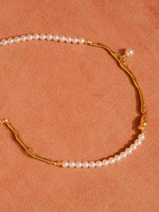 Maylis 18K Gold Classic Pearl Necklace
