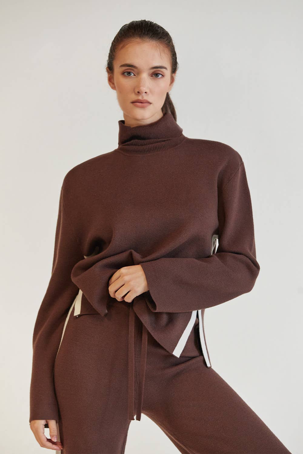 Amazon.com: ANRABESS Women Two Piece Outfits Turtleneck