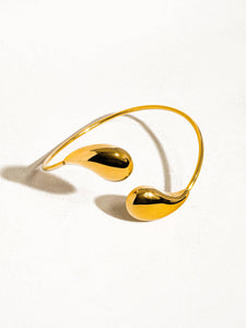 Butane 18K Gold Non-Tarnish Oval Chain Bracelet
