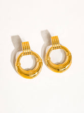 Load image into Gallery viewer, Siya 18K Gold Non-Tarnish Statement Hoop Earring