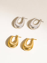 Load image into Gallery viewer, Quinn 18K Classic Droplet Hoop Earring
